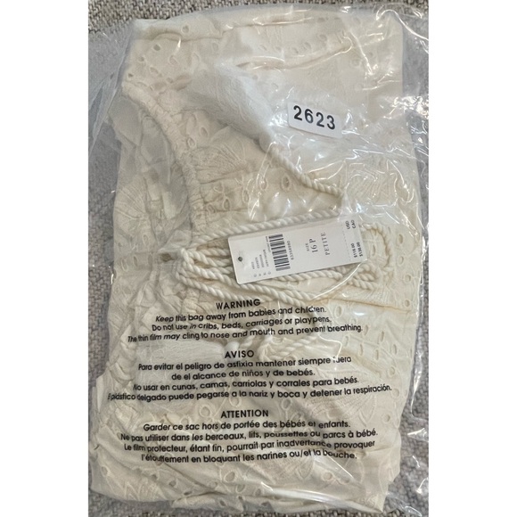 Anthropologie Jane Eyelet Lace Off-The-Shoulder Blouse Ivory NWT Size 16W - Picture 14 of 16